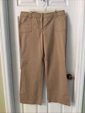 New York & Company Women's Wide Leg Pants in Tan